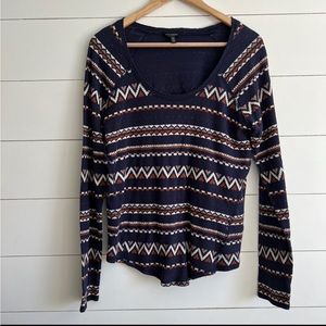 Lucky Brand Tribal Boho print top | size XXL (or XL)